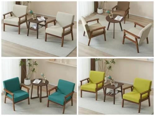 Versatile leisure chair combination for stylish and comfortable seating